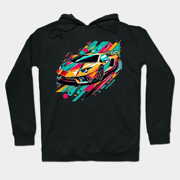 Lamborghini aventador Hoodie by Vehicles-Art